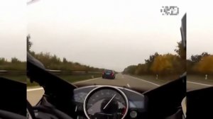 300 км/ч СТАРТ Mercedes Benz C63 AMG  и мотоцикл Yamaha R1