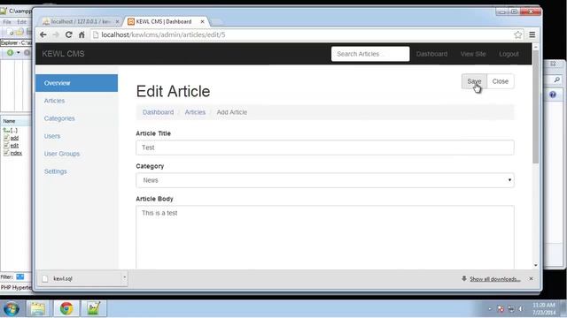 10 78 PHP and MySQL Articles Update Publish and Delete смотреть онлайн