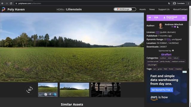 Como usar imagem HDRI no Blender 3D | Tutorial em Português смотреть онлайн