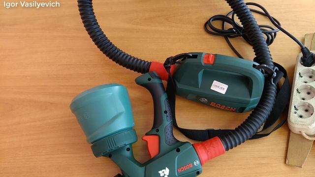 Краскопульт электрический BOSCH PFS 1000. Видео инструкция по работе с краскораспылителем BOSH. смотреть онлайн