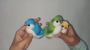 Как сделать птицу из шерстяной веревки 🐦 Легкое приготовление курицы-Шерстяное ремесло