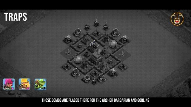 THE NEW BEST TH4 HYBRID/TROPHY[defense] Base 2022!! Town Hall 4 Hybrid Base Design - Clash of Clans смотреть онлайн