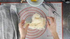 трубочки из теста катаифи / кадаиф  | тесто катаифи простой рецепт в домашних условиях