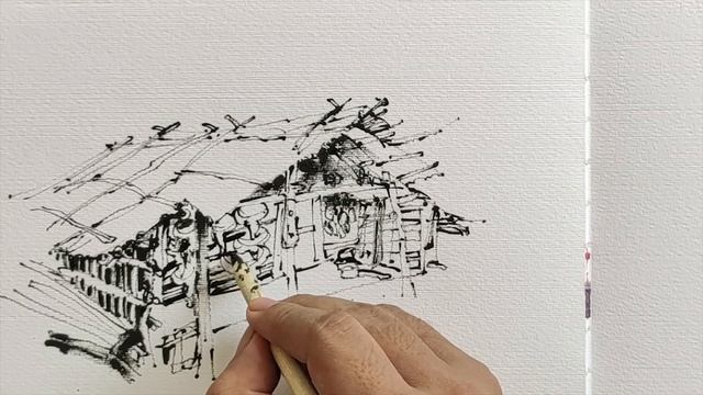 Chin Traditional Wood House:UrbanSketch@ATHSketchNation смотреть онлайн