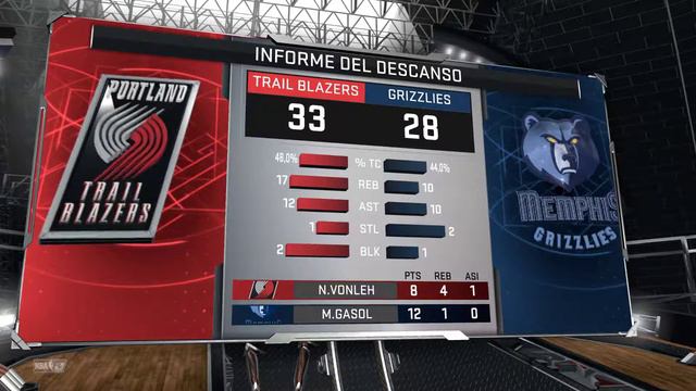 Memphis Grizzlies Portland Trail Blazers NBA 2K17 pc смотреть онлайн