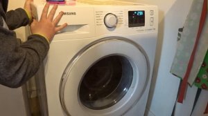 Sudslocks in this Samsung WF70F5E2W4W washer and full video hint