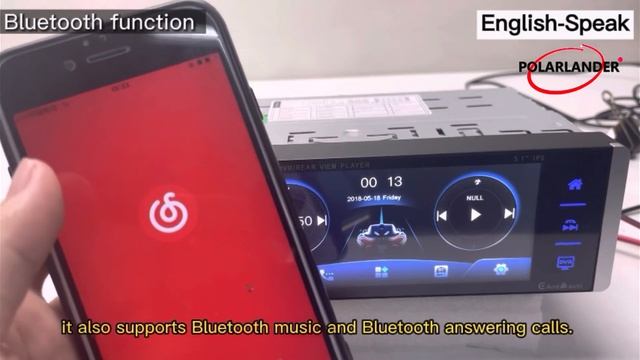 Car Radio1 Din Multimedia Player Android Touch Screen IPS Capacitive Buletooth MP5 Built-In Carplay смотреть онлайн