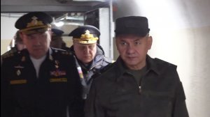 Шойгу проинспектировал работу командного пункта Черноморского флота