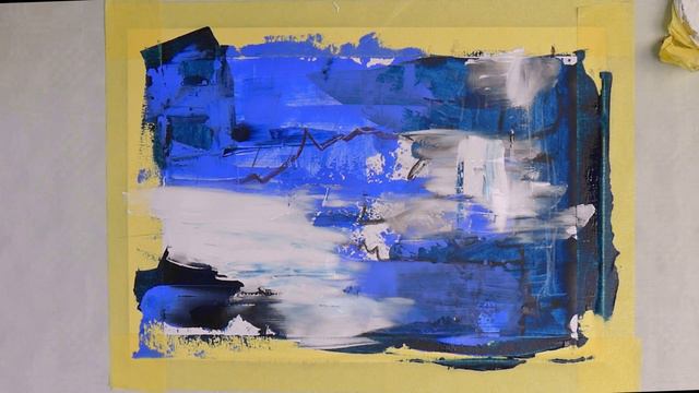 Abstrakte Acrylmalerei | Wir zeigen Ihnen, wie wir Schritt für Schritt ein abstraktes Bild malen🖋️ смотреть онлайн