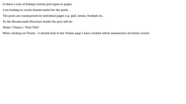 Wordpress: Link posts to pages for breadcrumbs смотреть онлайн