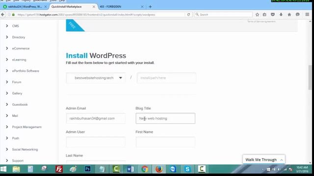 How to install wordpress in hosting easy way - Hostgator host смотреть онлайн