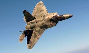 Истребитель F-22 Raptor в действии.. смотреть онлайн