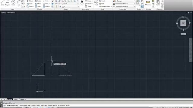 How to Mirror in AutoCAD 2013 смотреть онлайн