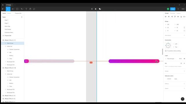Figma Progress Bar Tutorial | Prototype смотреть онлайн