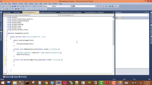 SQL connection and data insertion in database in C# Windows Form Application смотреть онлайн