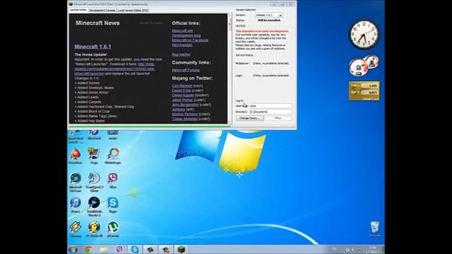 Minecraft launcher 1.6.1 no premium смотреть онлайн