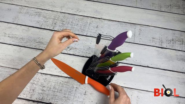 Видео обзор: Набор кухонных ножей FISSMAN Sambuca 5 предметов KN-2655.5 смотреть онлайн