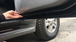 Снятие передней дверной карты LX470/LC100