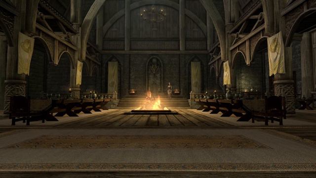 Skyrim Music - "Dragonsreach" with Rain (For Sleeping, Studying, Background Noise, etc) смотреть онлайн