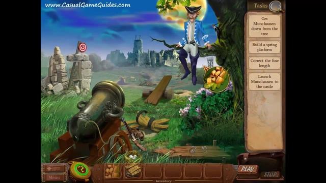 The Surprising Adventures of Munchausen Mechanism Puzzle 1 Solution смотреть онлайн