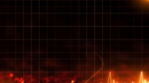 Футаж молнии биения сердца на бардово красном фоне/Footage of lightning heartbeats on red backgroun