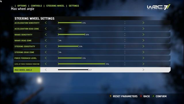 WRC 7 | STEERING WHEEL SETTINGS (PC) смотреть онлайн