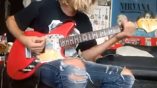 solo guitare sappy(cover nirvana)france смотреть онлайн