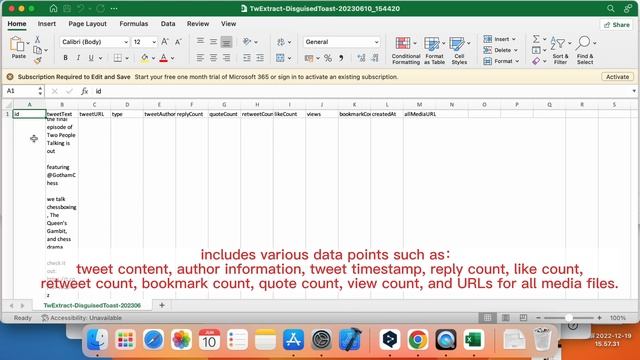 How to download/export all tweets from a user to CSV/Excel in 2023 with TwExtract смотреть онлайн