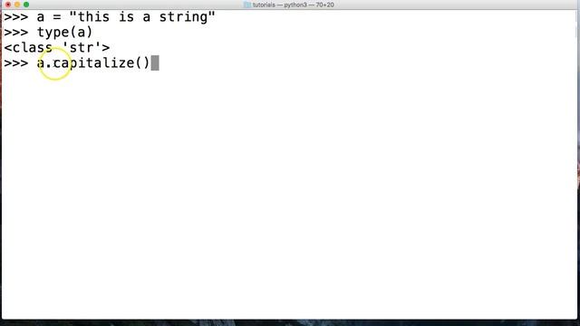 Python 3.7: Capitalize String Method смотреть онлайн