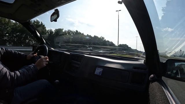 Ford RS Sierra Cosworth 1989 RWD driving for the first time. смотреть онлайн