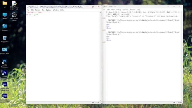 write Payton program string 6 different formats смотреть онлайн
