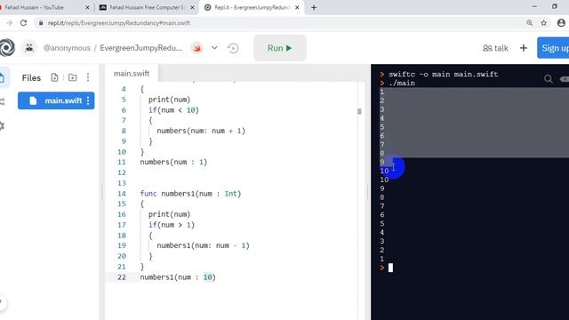 Tutorial 10: Recursion in Swift | Factorial using recursion in swift | Recursive function explained смотреть онлайн