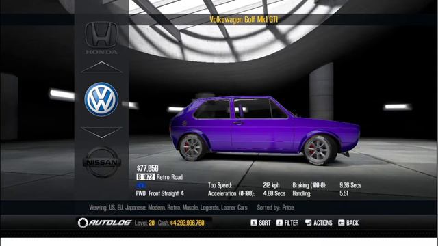 NFS SHIFT 2 : UNLEASHED [SLEEPER MK1 GTI] смотреть онлайн