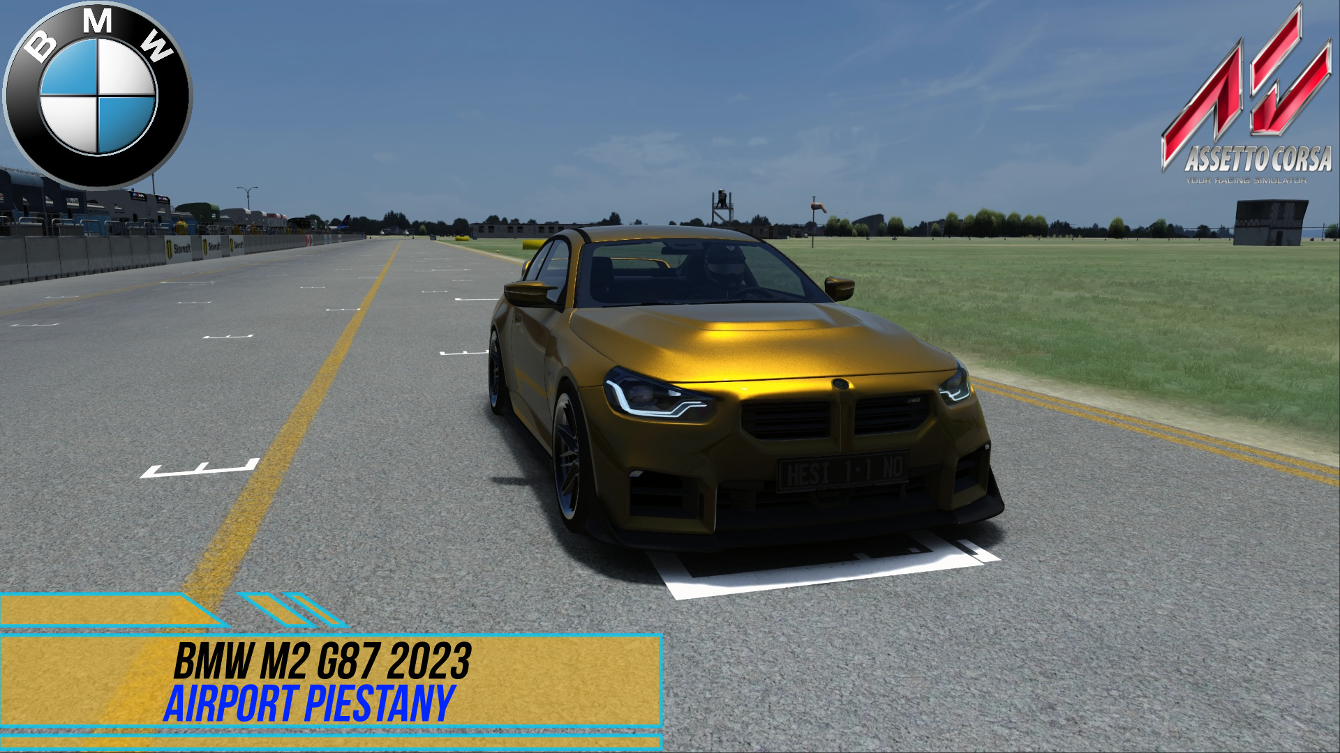 BMW M2 G87 2023 - Airport Piestany / Assetto Corsa. смотреть онлайн