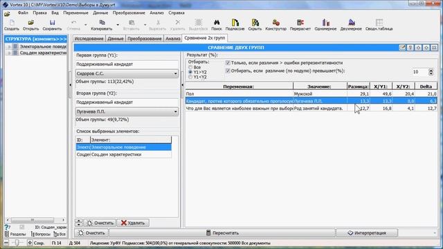 Сравнение двух групп смотреть онлайн