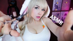 АСМР Кроляндия ?✂? [ Стрижка, Чистка ушек, Массаж, Проверка глаз ] ?? ASMR