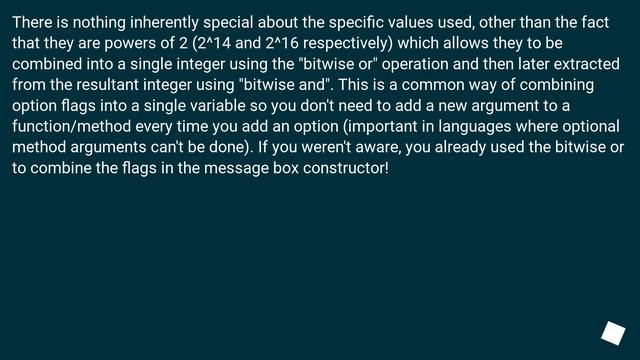 Values of QMessageBox.YesQMessageBox.No