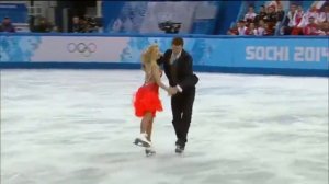 Фигурное катание. Команды. Танцы. КП. Екатерина Боброва-Дмитрий Соловьев Олимпиада Сочи 2014