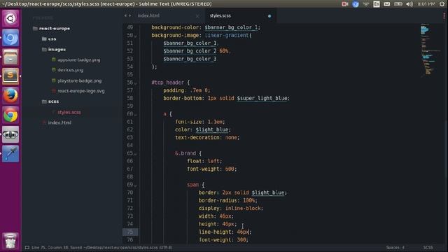 CSS PAR LA PRATIQUE - 1 - Landing Page React Europe смотреть онлайн
