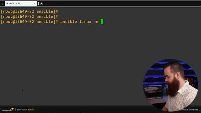 your first Ansible command смотреть онлайн