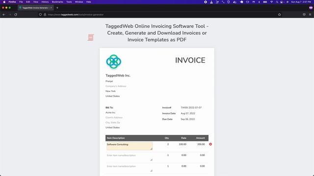 How to create an Invoice PDF for free with the Best Online Invoice Generator Tool and Template смотреть онлайн
