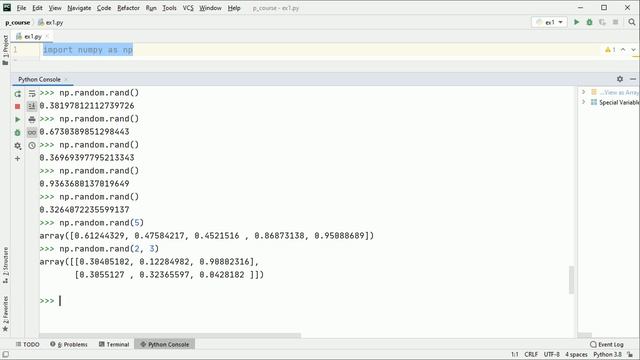 #10. Базовые математические функции | NumPy уроки смотреть онлайн