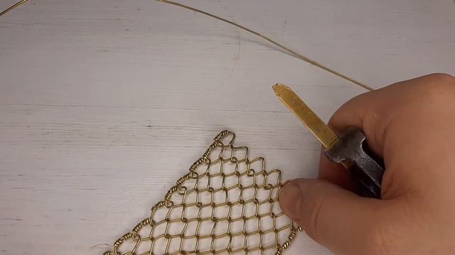 Wire Wrap Chain.ажурная широкая цепочка из проволоки. сеть 