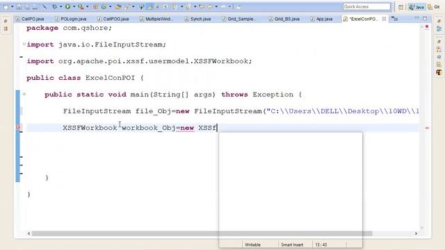 Selenium Training || Reading Data From Excel Using POI.Jar File смотреть онлайн