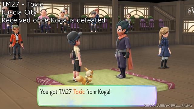All TM Locations in Pokémon Let's Go Pikachu & Eevee (Guide & Walkthrough) смотреть онлайн