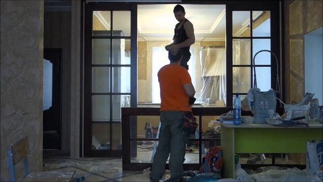 6. Установка раздвижной перегородки (ускоренное видео) смотреть онлайн