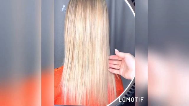 Омбре через аиртач