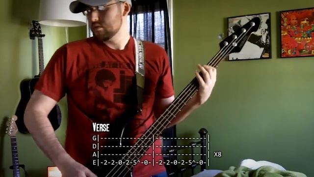"Breed" - Nirvana -=- Bass w/ Tabs (HD Cover) смотреть онлайн