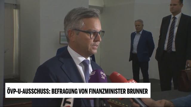ÖVP-U-Ausschuss: Magnus Brunner zur Befragung смотреть онлайн