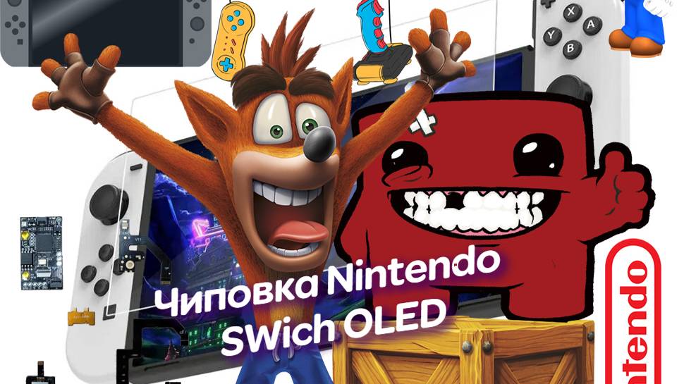 Чиповка Nintendo Swich OLED